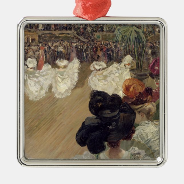 Ornamento De Metal Quadrille no Bal Tabarin (Frente)