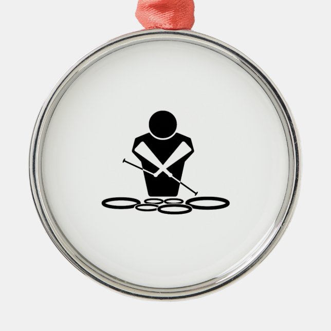 Ornamento De Metal Quads - Trituros - Squints (Frente)