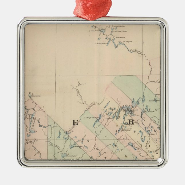 Ornamento De Metal Quebec (Frente)