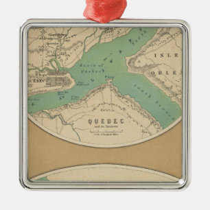 Ornamento De Metal Quebec e seus Ambientes