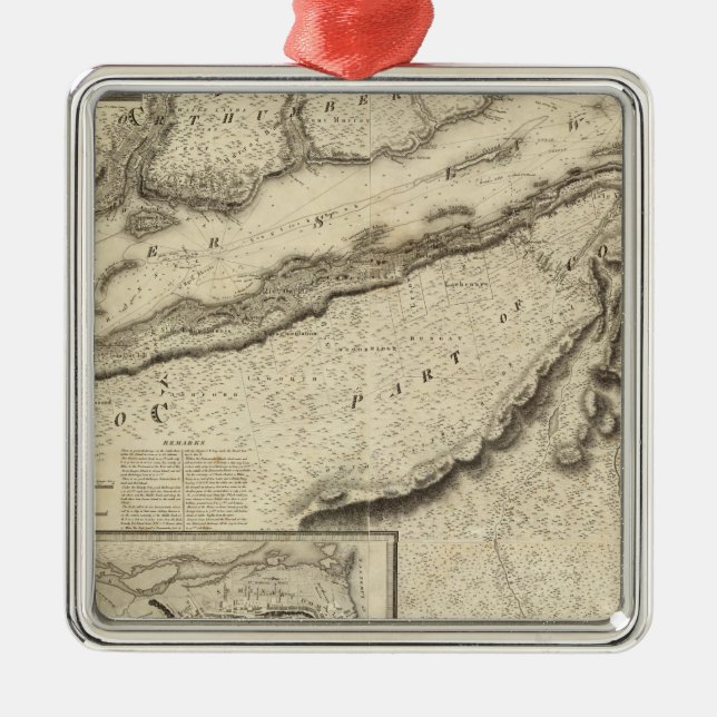 Ornamento De Metal Quebeque, Canadá (Frente)