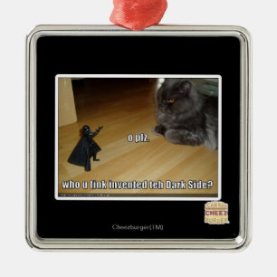 Ornamento De Metal Quem inventou o lado escuro?