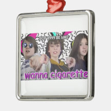 QUER CIGARRO? ORNAMENTO METAL