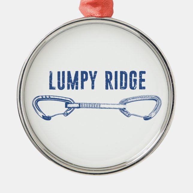 Ornamento De Metal Quickdraw para Escalada em Lumpy Ridge (Frente)