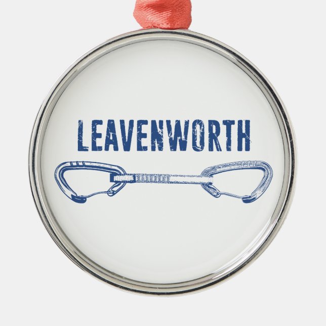 Ornamento De Metal Quickdraw para escalada Leavenworth (Frente)