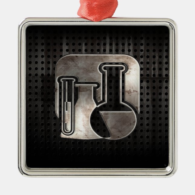 Ornamento De Metal Química robusta (Frente)