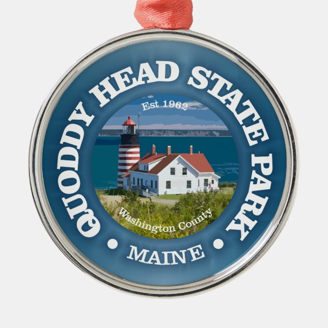 Ornamento De Metal Quoddy Head SP (Frente)