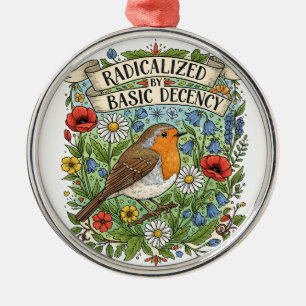 Ornamento De Metal Radicalizado pela Estética da Decência Básica Arte