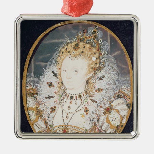 Ornamento De Metal Rainha Elizabeth mim, c.1595-1600 (Frente)