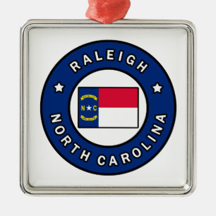 Ornamento De Metal Raleigh Carolina do Norte