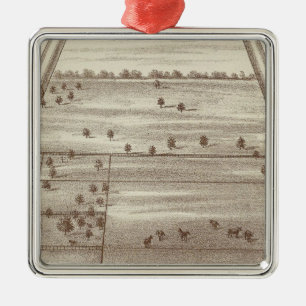 Ornamento De Metal Ranch Oakdale