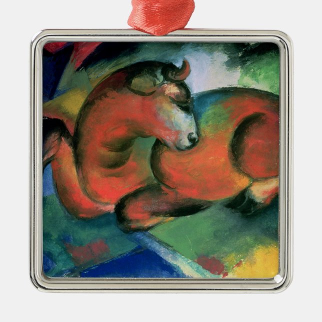 Ornamento De Metal Red Bull, 1912 (Frente)