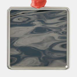 Ornamento De Metal Reflexões sobre a Água