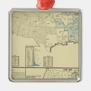 Ornamento De Metal Regiões da mina de ferro