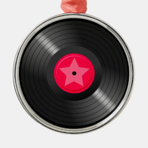 Ornamento De Metal Registro LP