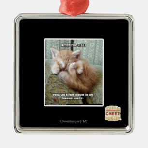 Ornamento De Metal Regra de Kitteh nº 231