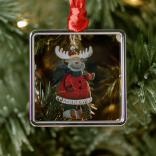 Ornamento De Metal Reindeer Ornament Christmas