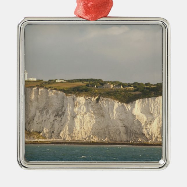 Ornamento De Metal Reino Unido, Dover. Os famosos penhascos brancos (Frente)