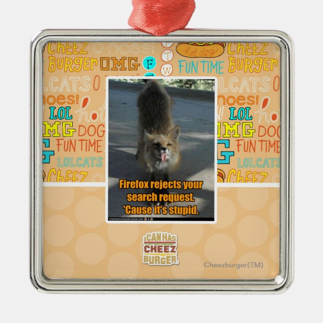 Ornamento De Metal Rejeições de Firefox (Frente)