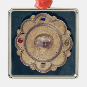 Ornamento De Metal Relicário de Polylobed, século XIII