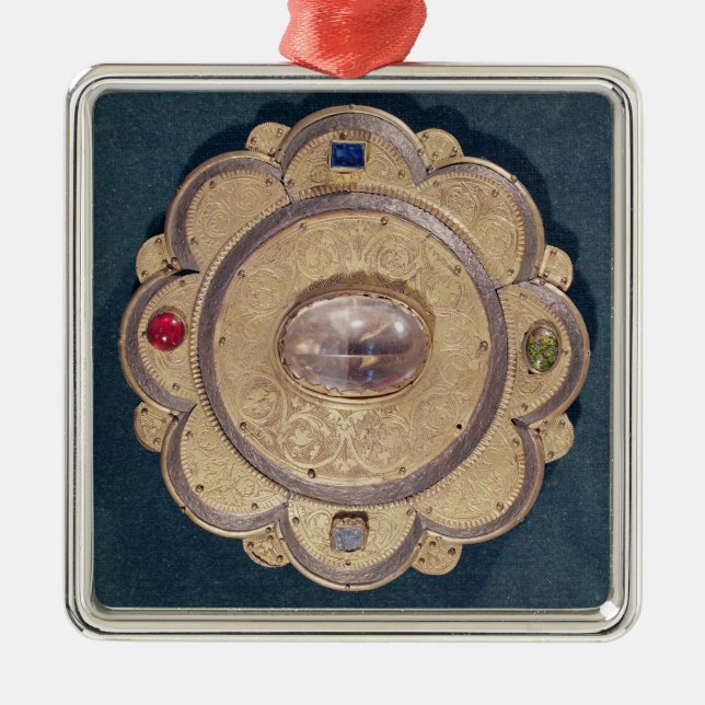 Ornamento De Metal Relicário de Polylobed, século XIII (Frente)