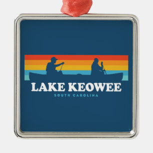 Ornamento De Metal Remo no Lago Keowee Carolina do Sul