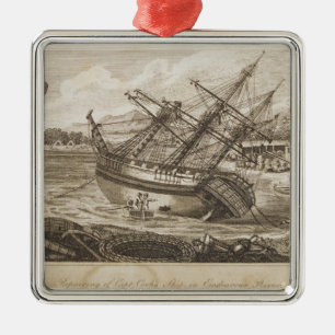 Ornamento De Metal Reparação do navio do capitão Cozimento