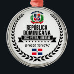 Ornamento De Metal República Dominicana<br><div class="desc">República Dominicana</div>