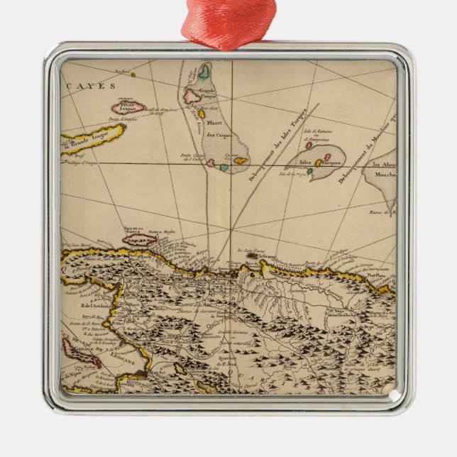 Ornamento De Metal República Dominicana, Haiti, Índias Ocidentais (Frente)