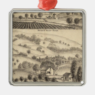 Ornamento De Metal Residência de Joseph Alexander, Mendocino