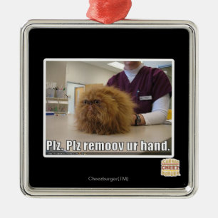 Ornamento De Metal Retire a mão