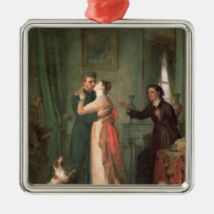 Ornamento De Metal Retorne após a guerra, 1878