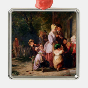 Ornamento De Metal Retorno da feira