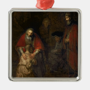 Ornamento De Metal Retorno do filho Prodigal, c.1668-69