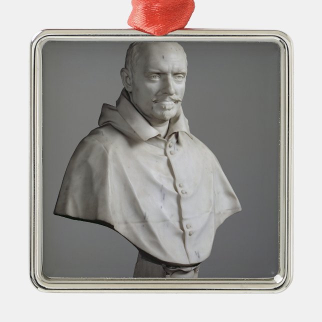 Ornamento De Metal Retrato de Alessandro (Frente)