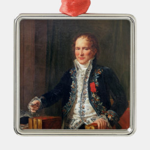 Ornamento De Metal Retrato de Antoine Francois de Fourcroy