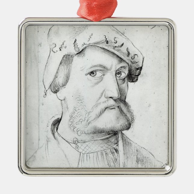 Ornamento De Metal Retrato de auto (Frente)