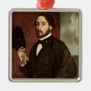 Ornamento De Metal Retrato de auto de Edgar Degas , c.1862