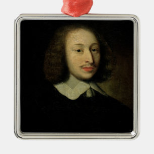 Ornamento De Metal Retrato de Blaise Pascal