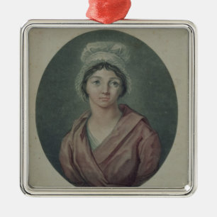 Ornamento De Metal Retrato de Charlotte Corday depois de 1793