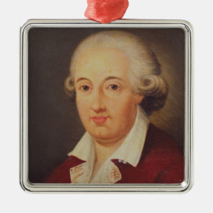 Ornamento De Metal Retrato de Domenico Cimarosa