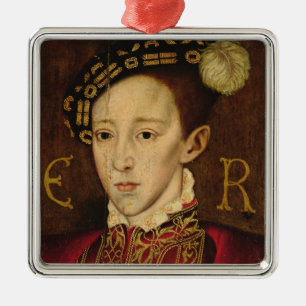 Ornamento De Metal Retrato de Edward VI