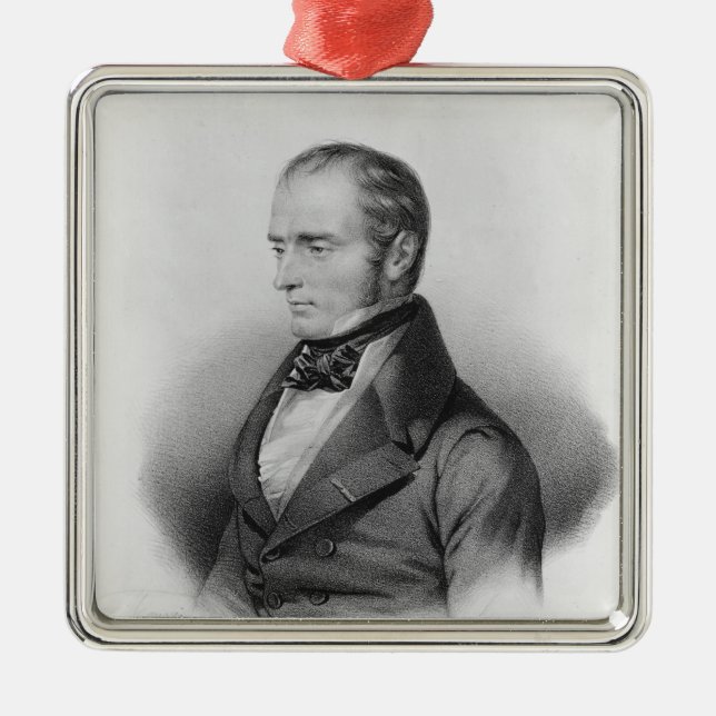 Ornamento De Metal Retrato de Francois Xavier Bichat (Frente)