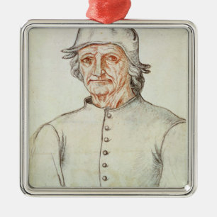 Ornamento De Metal Retrato de Hieronymus Bosch