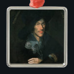 Ornamento De Metal Retrato de John Donne, c.1595<br><div class="desc">O retrato de John Donne,  c.1595 situado na galeria de retrato nacional,  Londres da escola inglesa,  Reino Unido. O retrato de John Donne,  c.1595 foi criado em torno do século XVI.</div>