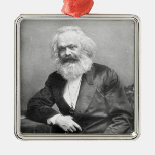 Ornamento De Metal Retrato de Karl Marx