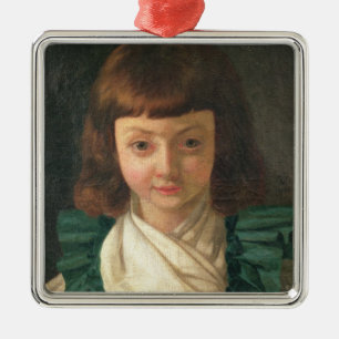 Ornamento De Metal Retrato de Louis XVII como uma criança, 1791