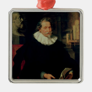 Ornamento De Metal Retrato de Ludovicus Nonnius