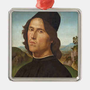 Ornamento De Metal Retrato de Marianito Goya, neto do artista