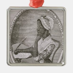 Ornamento De Metal Retrato de Phillis Wheatley